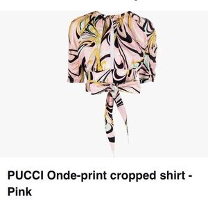 Emilio Pucci Vibrant Swirl Top